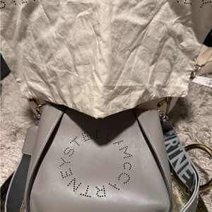 Stella McCartney Light Gray Crossbody Bag